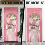 Galah Cockatoo Australia Door Cover Aussie Native Eucalyptus Caesia Flowers