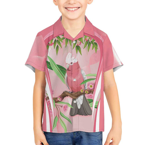 Galah Cockatoo Australia Family Matching Mermaid Dress and Hawaiian Shirt Aussie Native Eucalyptus Caesia Flowers