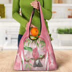 Galah Cockatoo Australia Grocery Bag Aussie Native Eucalyptus Caesia Flowers