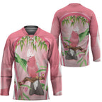 Galah Cockatoo Australia Hockey Jersey Aussie Native Eucalyptus Caesia Flowers