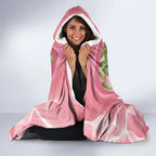 Galah Cockatoo Australia Hooded Blanket Aussie Native Eucalyptus Caesia Flowers