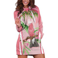 Galah Cockatoo Australia Hoodie Dress Aussie Native Eucalyptus Caesia Flowers