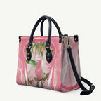 Galah Cockatoo Australia Leather Bag Aussie Native Eucalyptus Caesia Flowers
