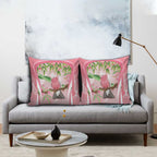 Galah Cockatoo Australia Pillow Cover Aussie Native Eucalyptus Caesia Flowers