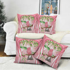 Galah Cockatoo Australia Pillow Cover Aussie Native Eucalyptus Caesia Flowers