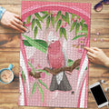Galah Cockatoo Australia Puzzle Aussie Native Eucalyptus Caesia Flowers