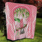 Galah Cockatoo Australia Quilt Aussie Native Eucalyptus Caesia Flowers