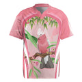 Galah Cockatoo Australia Rugby Jersey Aussie Native Eucalyptus Caesia Flowers