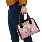 Galah Cockatoo Australia Shoulder Handbag Aussie Native Eucalyptus Caesia Flowers