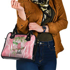Galah Cockatoo Australia Shoulder Handbag Aussie Native Eucalyptus Caesia Flowers