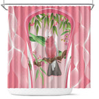 Galah Cockatoo Australia Shower Curtain Aussie Native Eucalyptus Caesia Flowers