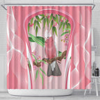 Galah Cockatoo Australia Shower Curtain Aussie Native Eucalyptus Caesia Flowers