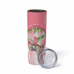 Galah Cockatoo Australia Skinny Tumbler Aussie Native Eucalyptus Caesia Flowers