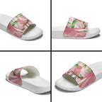 Galah Cockatoo Australia Slide Sandals Aussie Native Eucalyptus Caesia Flowers