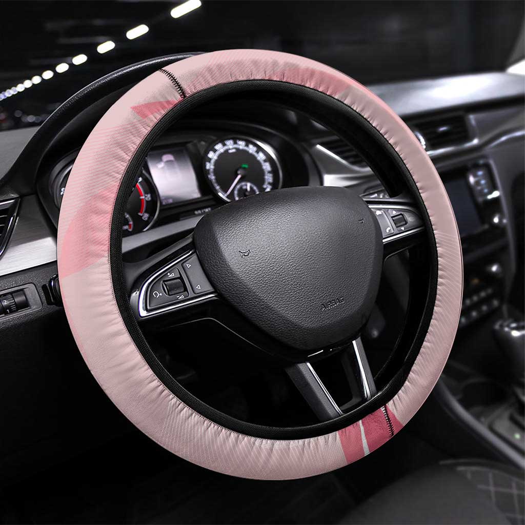 Galah Cockatoo Australia Steering Wheel Cover Aussie Native Eucalyptus Caesia Flowers