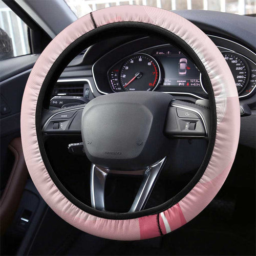 Galah Cockatoo Australia Steering Wheel Cover Aussie Native Eucalyptus Caesia Flowers