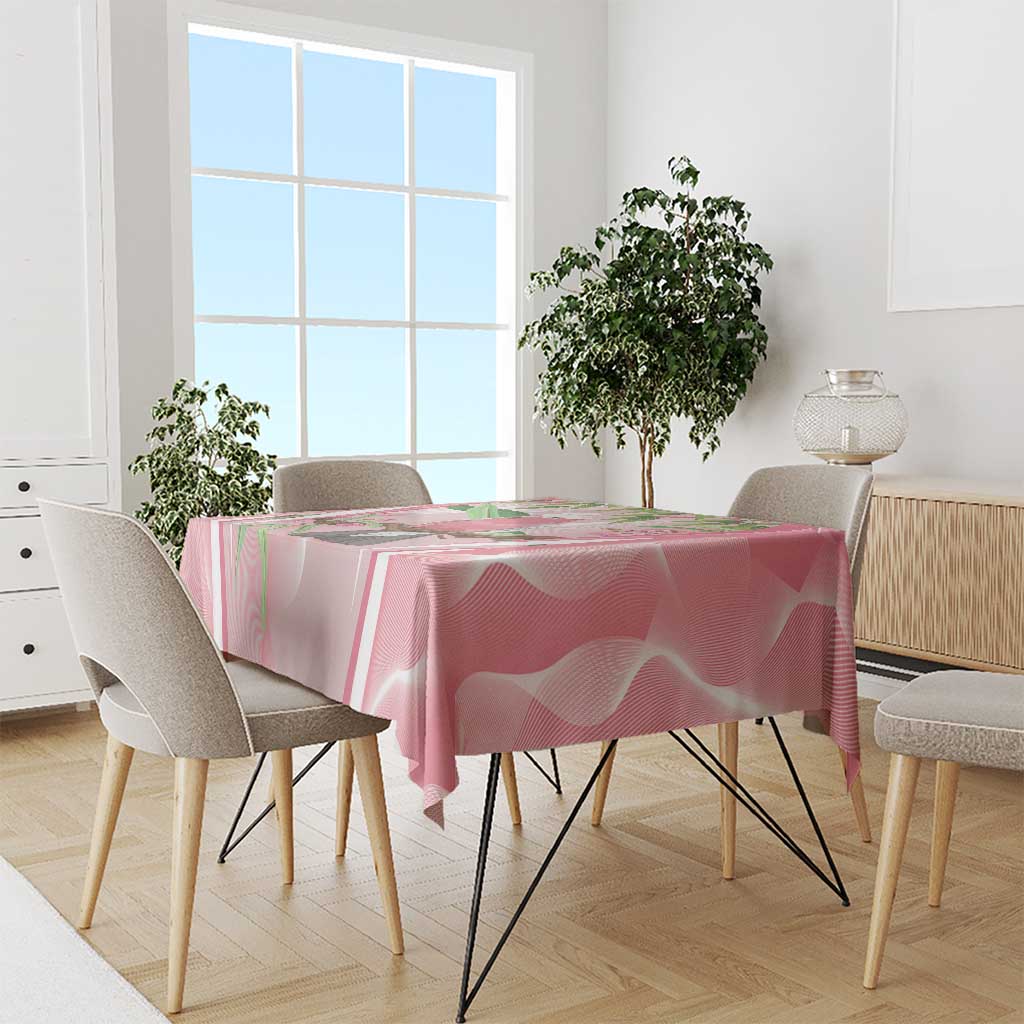 Galah Cockatoo Australia Tablecloth Aussie Native Eucalyptus Caesia Flowers