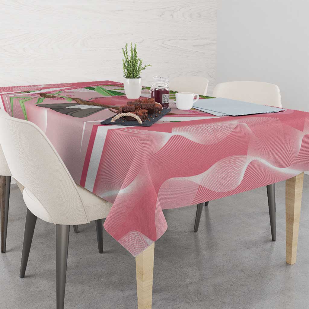 Galah Cockatoo Australia Tablecloth Aussie Native Eucalyptus Caesia Flowers