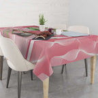 Galah Cockatoo Australia Tablecloth Aussie Native Eucalyptus Caesia Flowers
