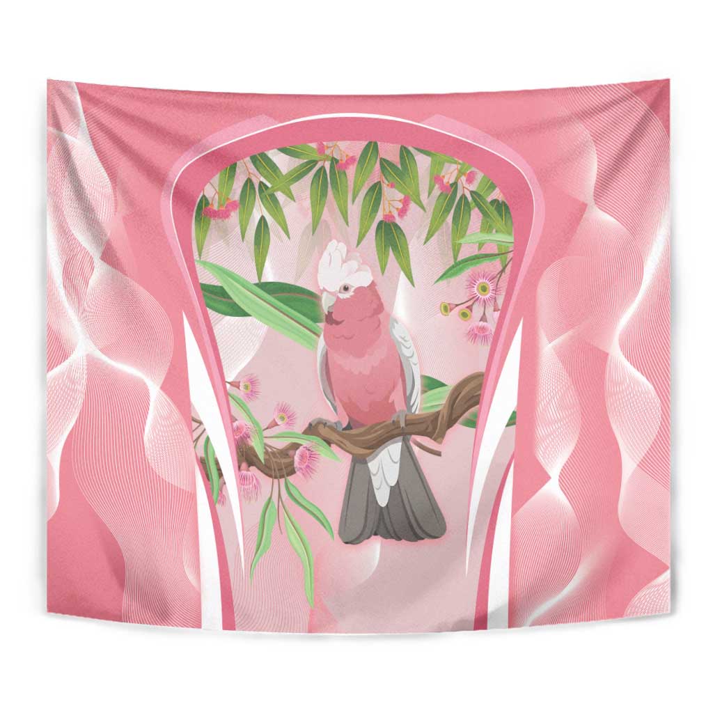 Galah Cockatoo Australia Tapestry Aussie Native Eucalyptus Caesia Flowers