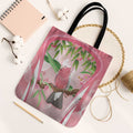 Galah Cockatoo Australia Tote Bag Aussie Native Eucalyptus Caesia Flowers