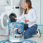 Australia Magpie Christmas In July Laundry Basket Eucalyptus Snow Globe Merry Xmas