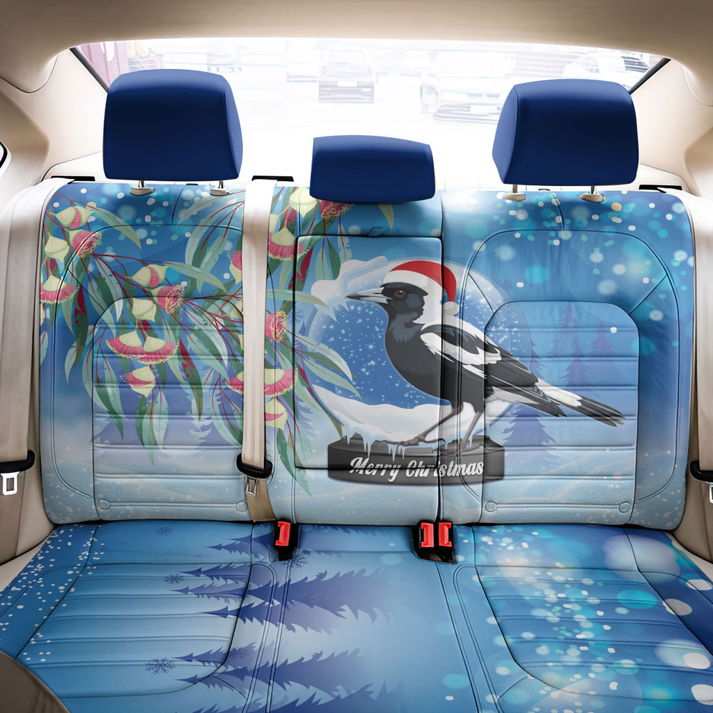 Australia Magpie Christmas In July Back Car Seat Cover Eucalyptus Snow Globe Merry Xmas
