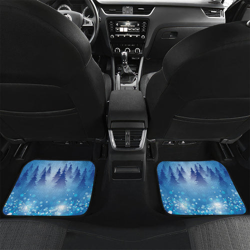 Australia Magpie Christmas In July Car Mats Eucalyptus Snow Globe Merry Xmas