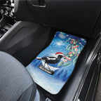 Australia Magpie Christmas In July Car Mats Eucalyptus Snow Globe Merry Xmas