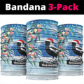 Australia Magpie Christmas In July Neck Gaiter Eucalyptus Snow Globe Merry Xmas