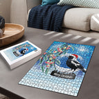 Australia Magpie Christmas In July Puzzle Eucalyptus Snow Globe Merry Xmas