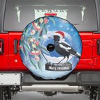 Australia Magpie Christmas In July Spare Tire Cover Eucalyptus Snow Globe Merry Xmas