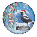 Australia Magpie Christmas In July Spare Tire Cover Eucalyptus Snow Globe Merry Xmas