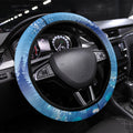 Australia Magpie Christmas In July Steering Wheel Cover Eucalyptus Snow Globe Merry Xmas