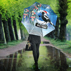 Australia Magpie Christmas In July Umbrella Eucalyptus Snow Globe Merry Xmas