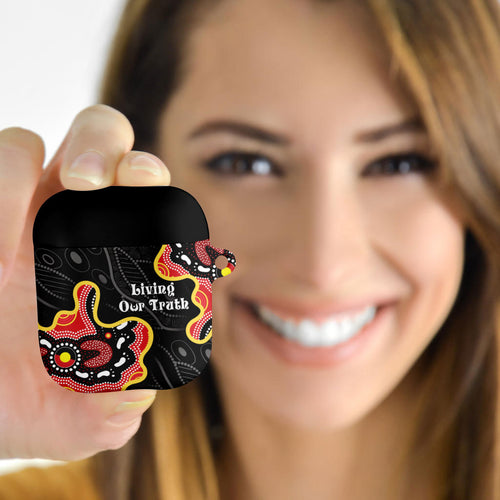 Australia Aboriginal Children's Day AirPods Case Living Our Truth Indigenous Pattern
