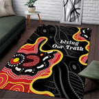 Australia Aboriginal Children's Day Area Rug Living Our Truth Indigenous Pattern
