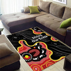 Australia Aboriginal Children's Day Area Rug Living Our Truth Indigenous Pattern