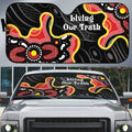 Australia Aboriginal Children's Day Auto Sun Shade Living Our Truth Indigenous Pattern