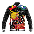 Personalised Australia Aboriginal Children's Day Baseball Jacket Living Our Truth Indigenous Pattern
