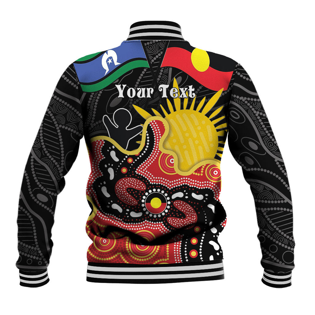 Personalised Australia Aboriginal Children's Day Baseball Jacket Living Our Truth Indigenous Pattern