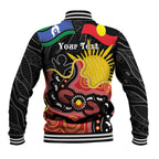 Personalised Australia Aboriginal Children's Day Baseball Jacket Living Our Truth Indigenous Pattern