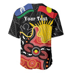 Personalised Australia Aboriginal Children's Day Baseball Jersey Living Our Truth Indigenous Pattern