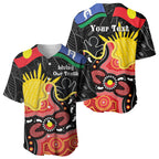 Personalised Australia Aboriginal Children's Day Baseball Jersey Living Our Truth Indigenous Pattern