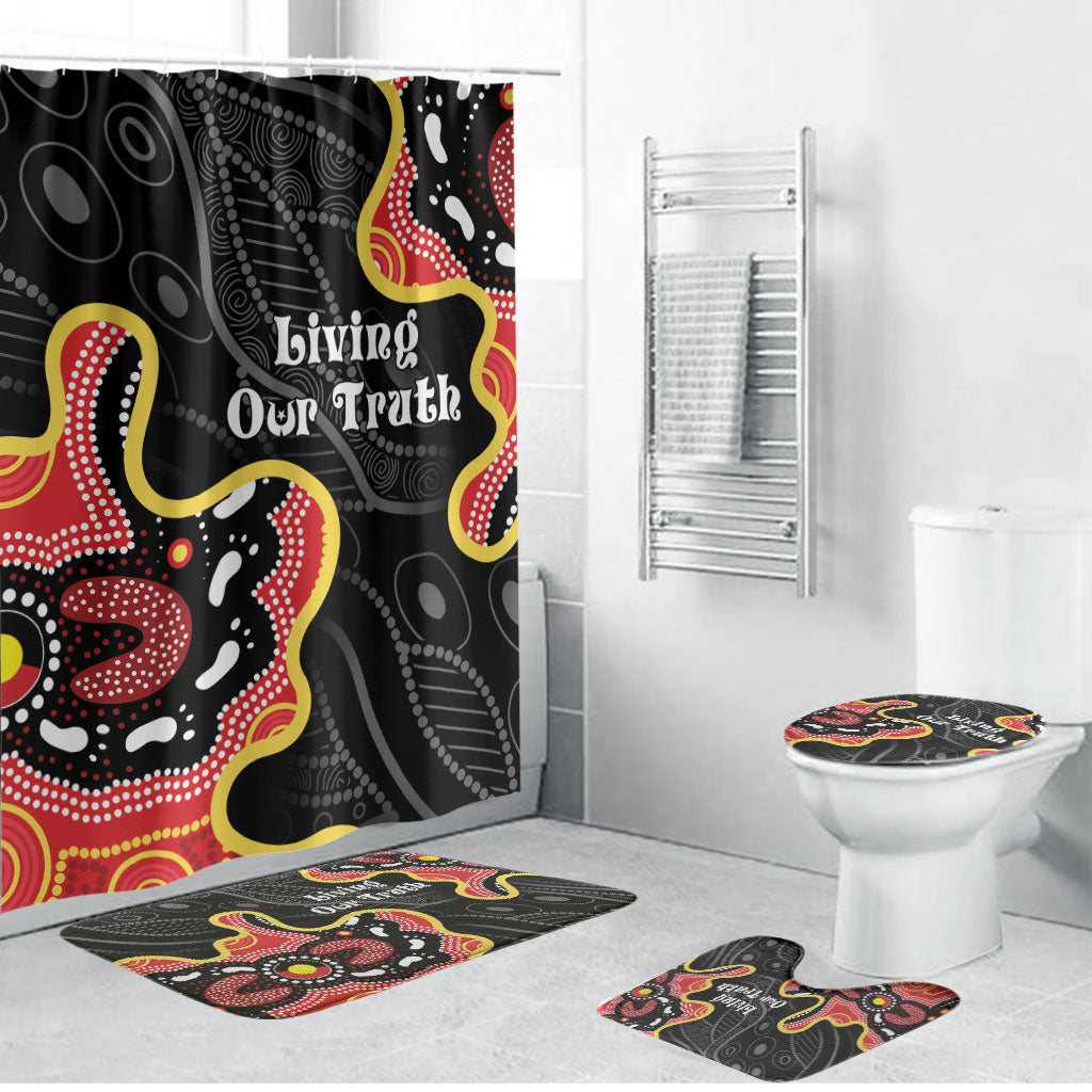 Australia Aboriginal Children's Day Bathroom Set Living Our Truth Indigenous Pattern