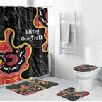 Australia Aboriginal Children's Day Bathroom Set Living Our Truth Indigenous Pattern
