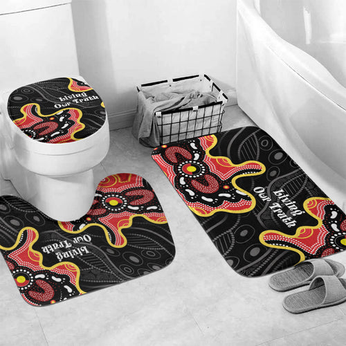 Australia Aboriginal Children's Day Bathroom Set Living Our Truth Indigenous Pattern