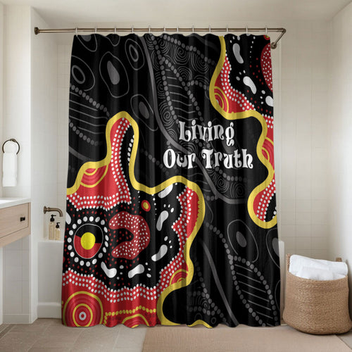 Australia Aboriginal Children's Day Bathroom Set Living Our Truth Indigenous Pattern