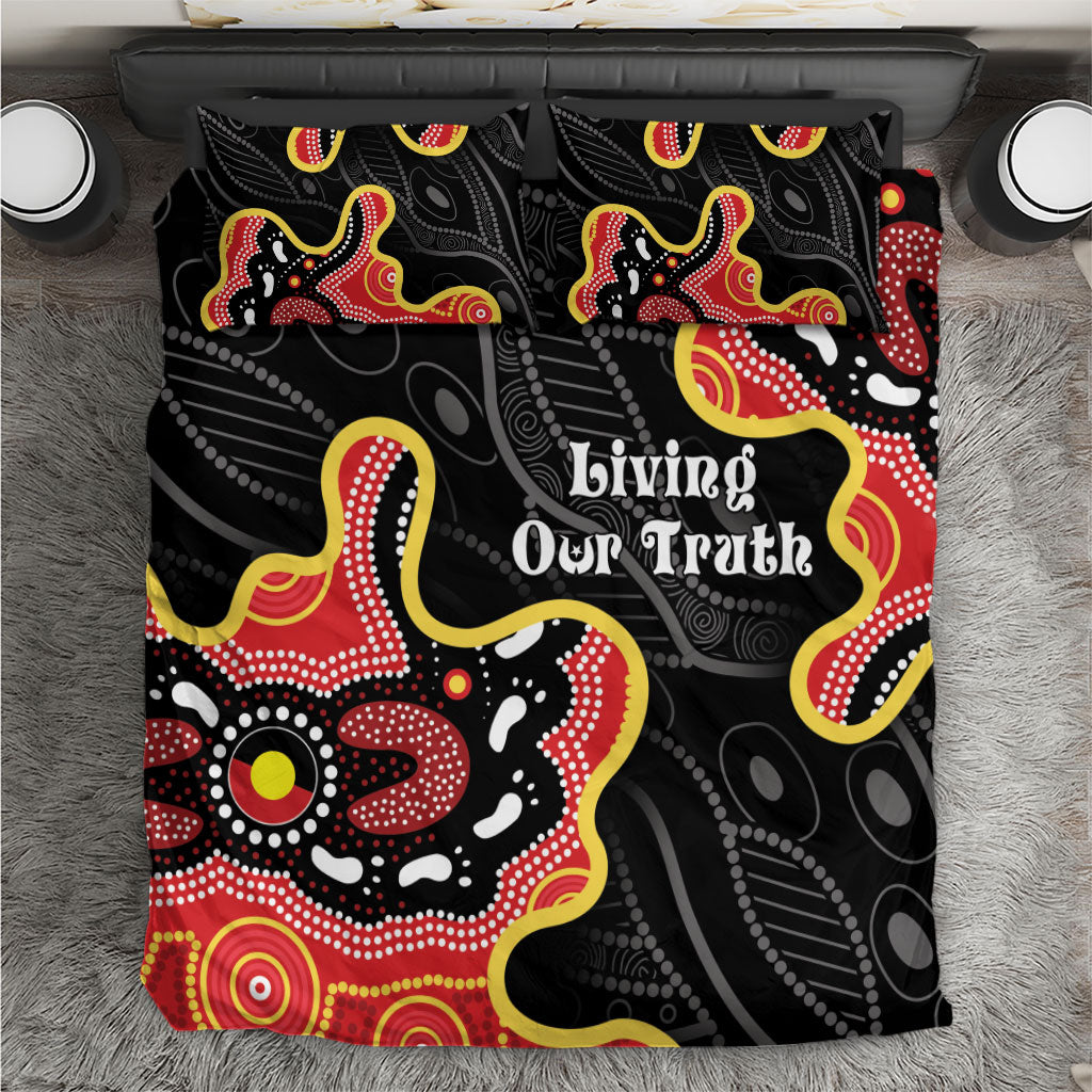 Australia Aboriginal Children's Day Bedding Set Living Our Truth Indigenous Pattern