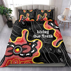 Australia Aboriginal Children's Day Bedding Set Living Our Truth Indigenous Pattern